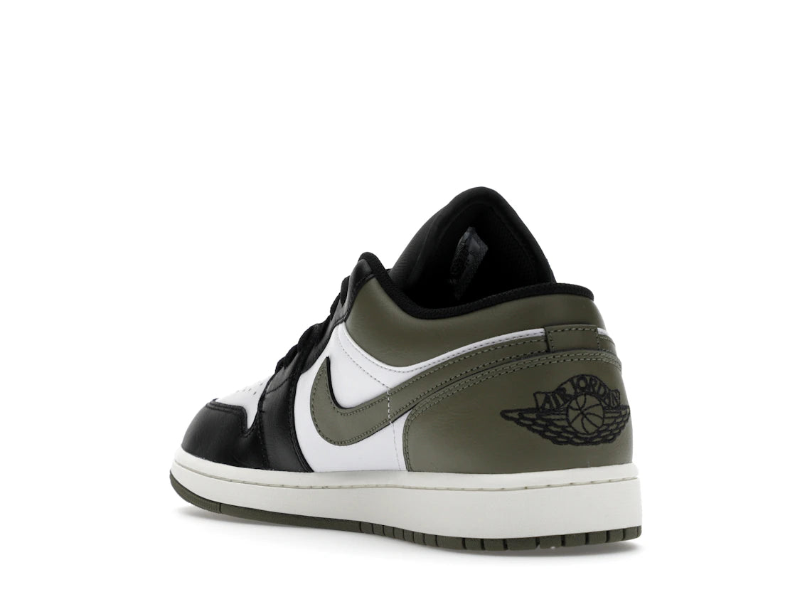 Jordan 1 Low Black Toe Medium Olive - vue secondaire B