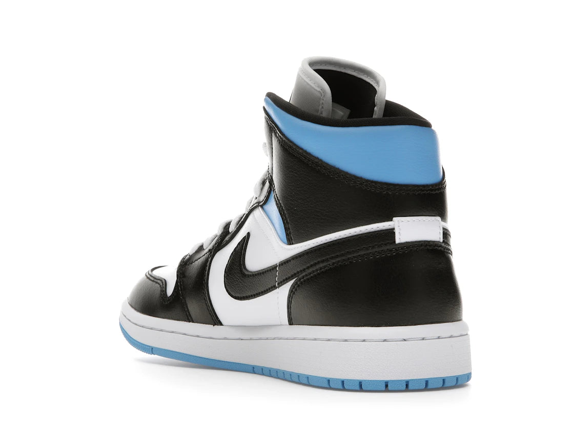 Jordan 1 Mid University Blue (Women's) - vue secondaire B