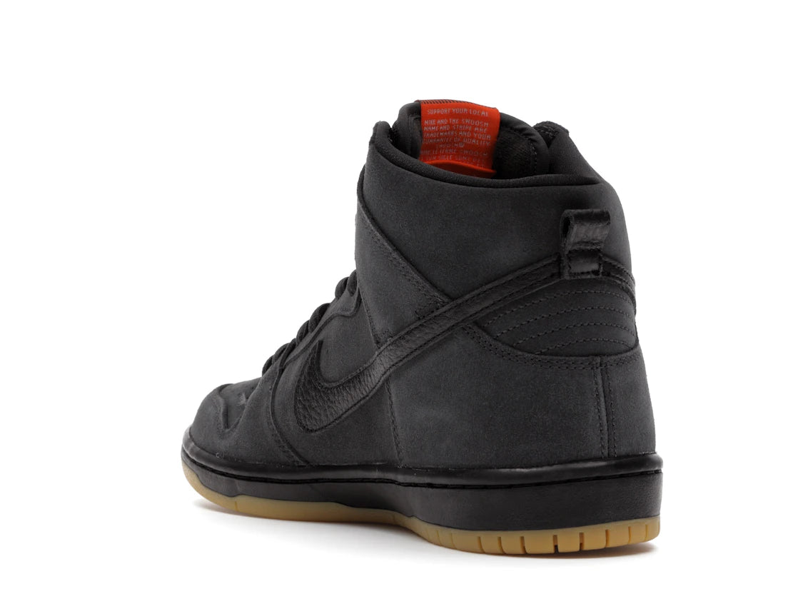 Nike SB Dunk High Pro Orange Label Smoke Grey - vue secondaire B