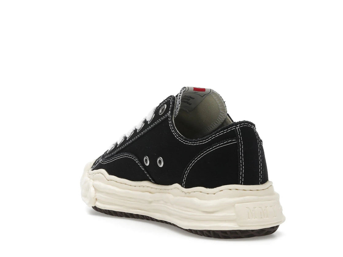 Maison Mihara Yasuhiro Hank Vintage Sole Canvas Low Black - vue secondaire B