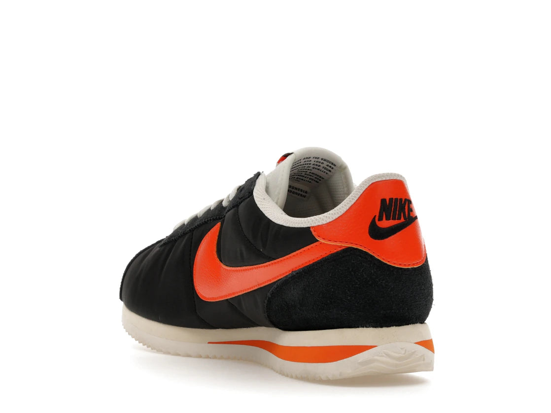 Nike Cortez TXT Black Sail Safety Orange - vue secondaire B