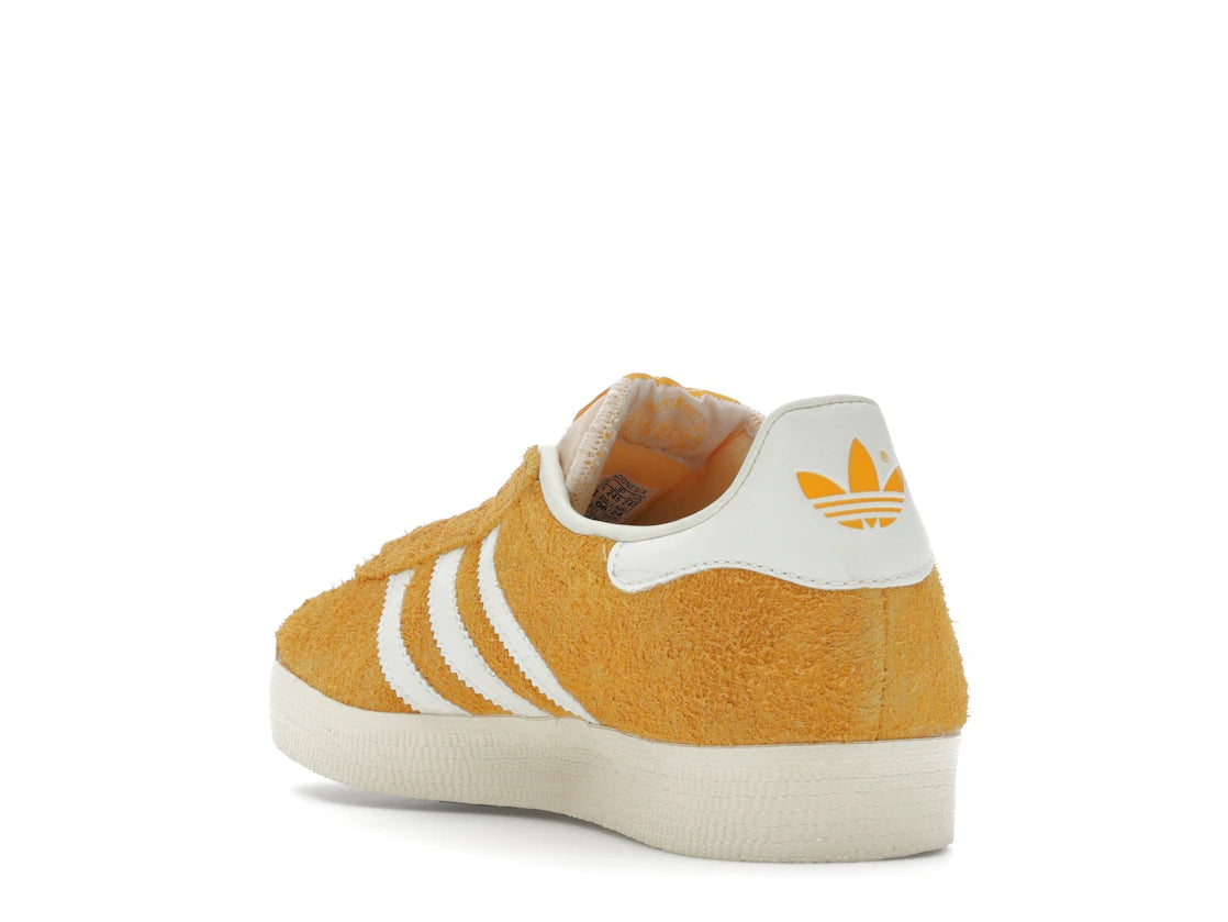 adidas Gazelle Gebraucht Gelb Off-White Creme Weiß - vue secondaire B