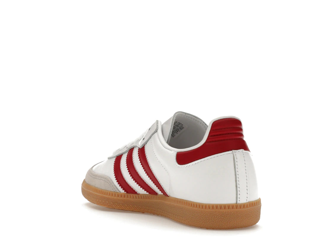 adidas Samba OG White Burgundy Gum - vue secondaire B