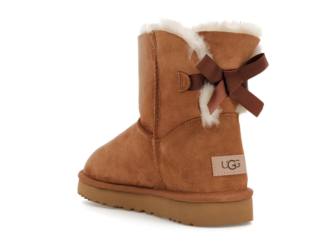 UGG Mini Bailey Bow II Chestnut (Women's) - vue secondaire B