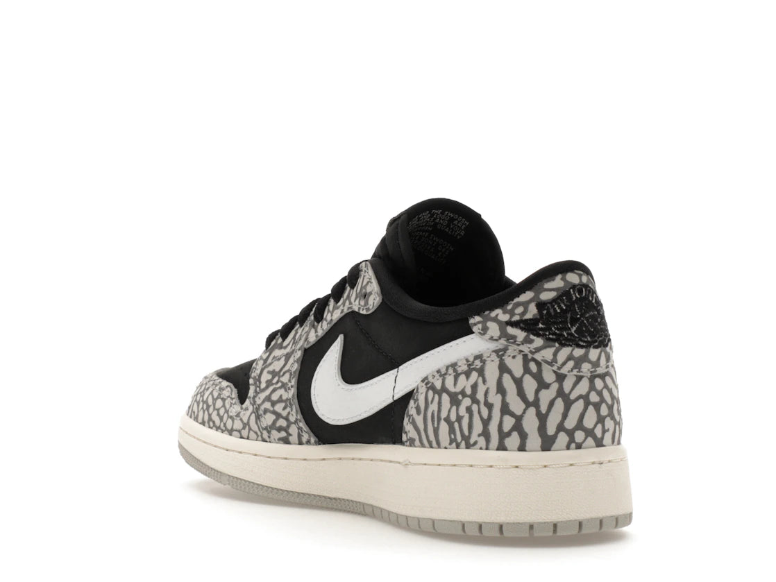 Jordan 1 Retro Low OG Black Cement (GS) - vue secondaire B