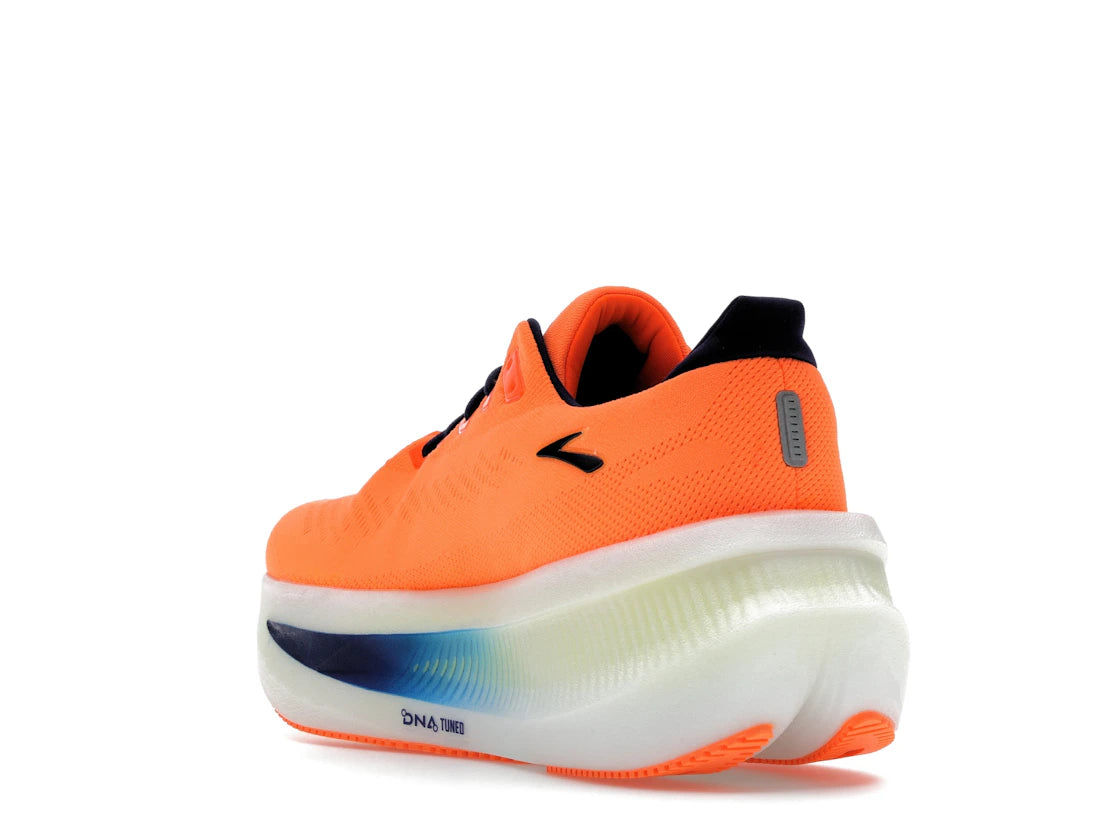 Brooks Glycerin Max 2 Orange Beacon Blue - vue secondaire B