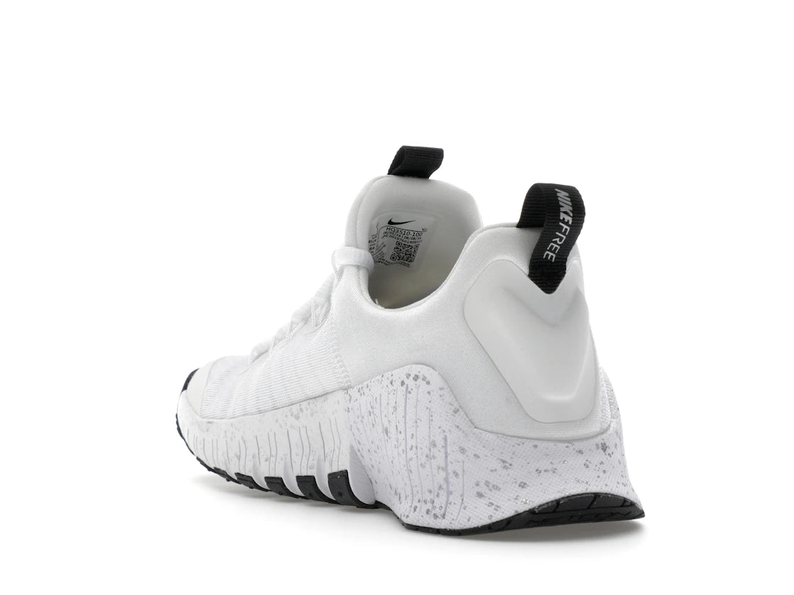 Nike Free Metcon 6 Weiß Metallic Silber Hellgrau Schwarz (Damen) - vue secondaire B