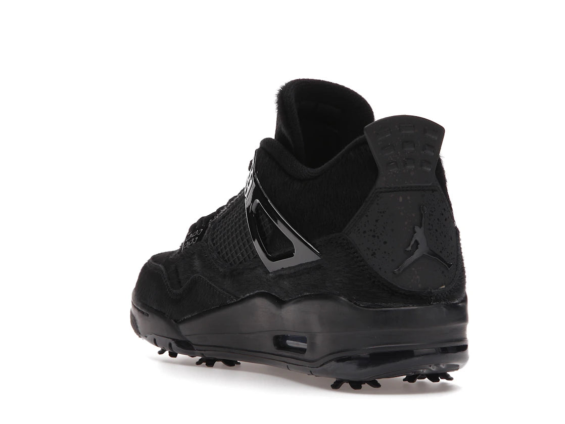 Jordan 4 Retro Golf Black Cat Pony Hair - vue secondaire B