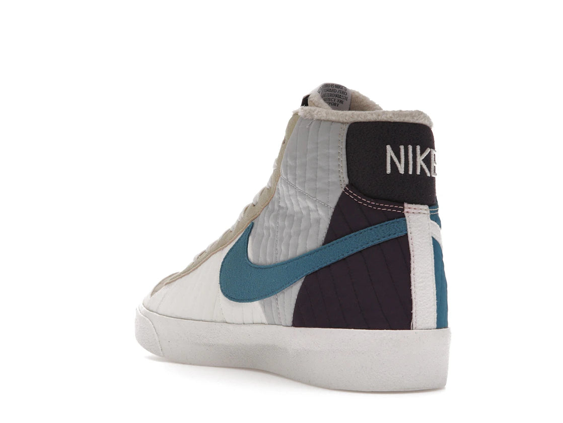 Nike Blazer Mid 77 Premium Toast Sail Quilted - vue secondaire B