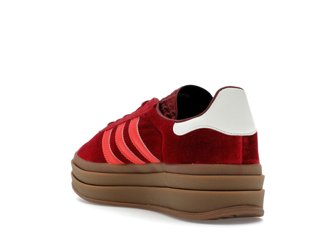 adidas Gazelle Bold Bright Red Velvet (Women's) - vue secondaire B
