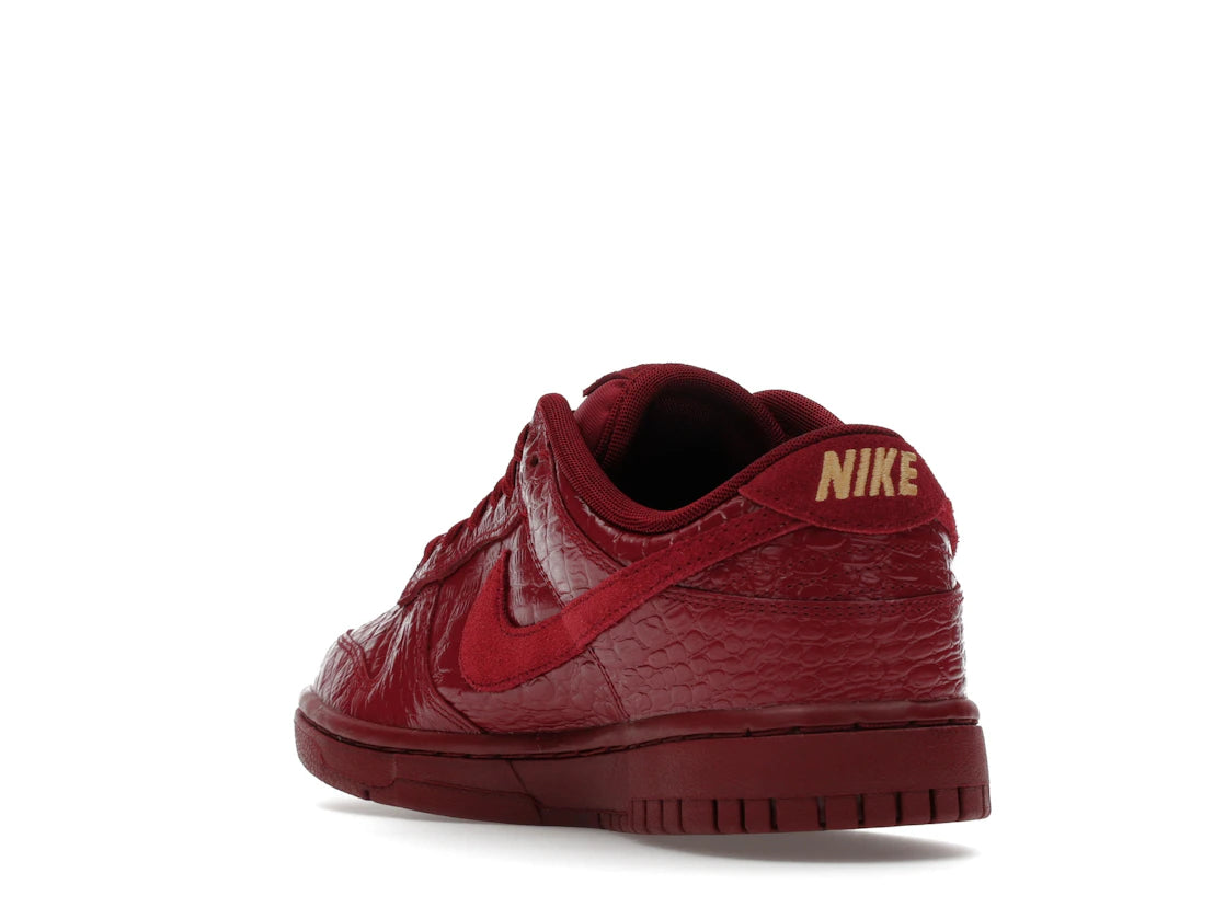 Nike Dunk Low Crocodile Team Red (Damen) - vue secondaire B