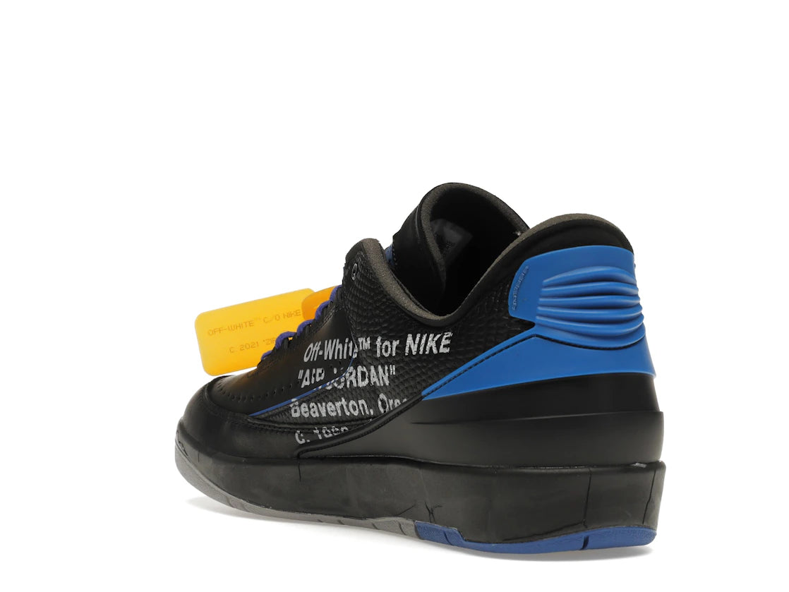 Jordan 2 Retro Low SP Off-White Black Blue - vue secondaire B