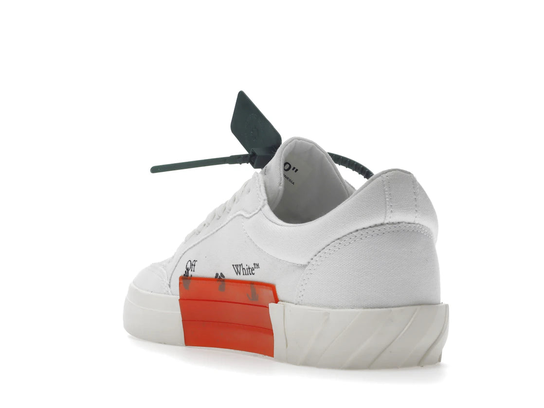 OFF-WHITE Vulc Low Canvas White White Black - vue secondaire B
