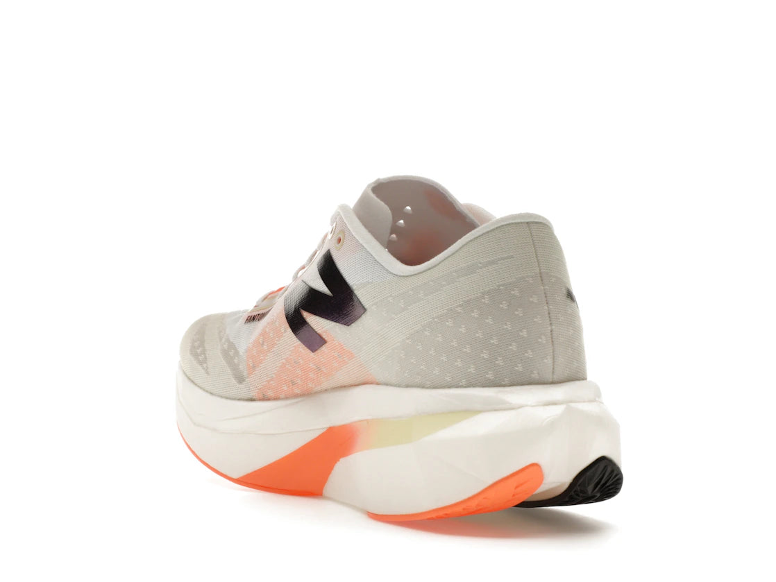 New Balance FuelCell SuperComp Elite v4 White Angora Hot Mango