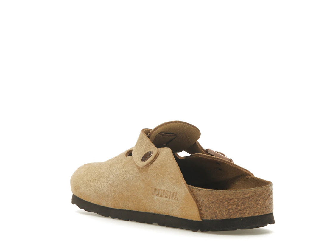 Birkenstock Boston Suede Latte Cream - vue secondaire B