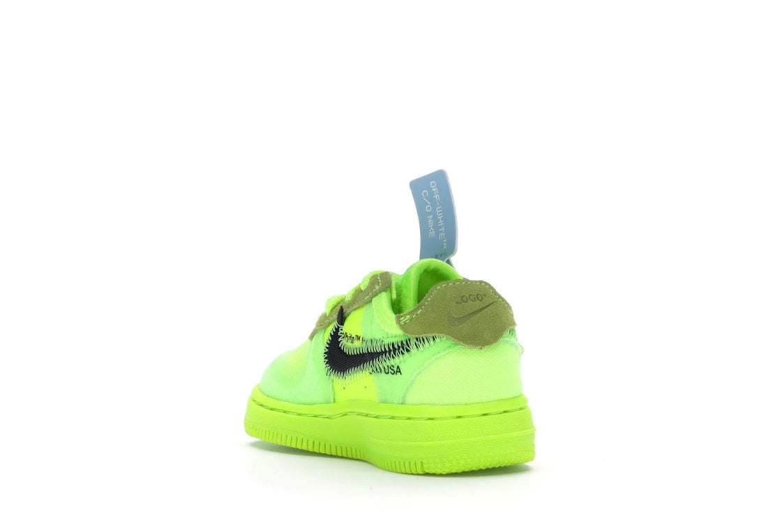 Nike Air Force 1 Low Off-White Volt (TD) - vue secondaire B