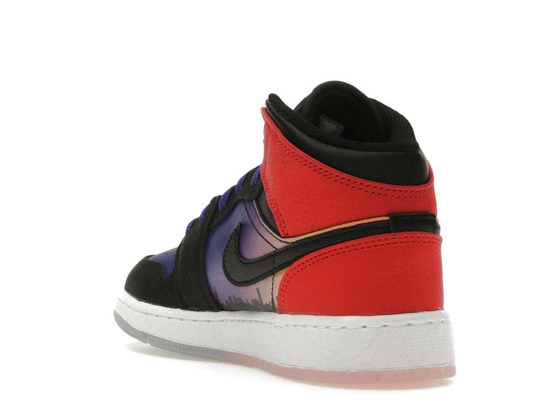 Jordan 1 Mid SS Skyline (GS) - vue secondaire B