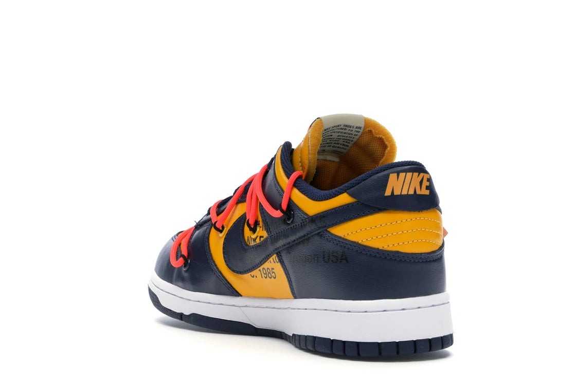 Nike Dunk Low Off-White University Gold - vue secondaire B