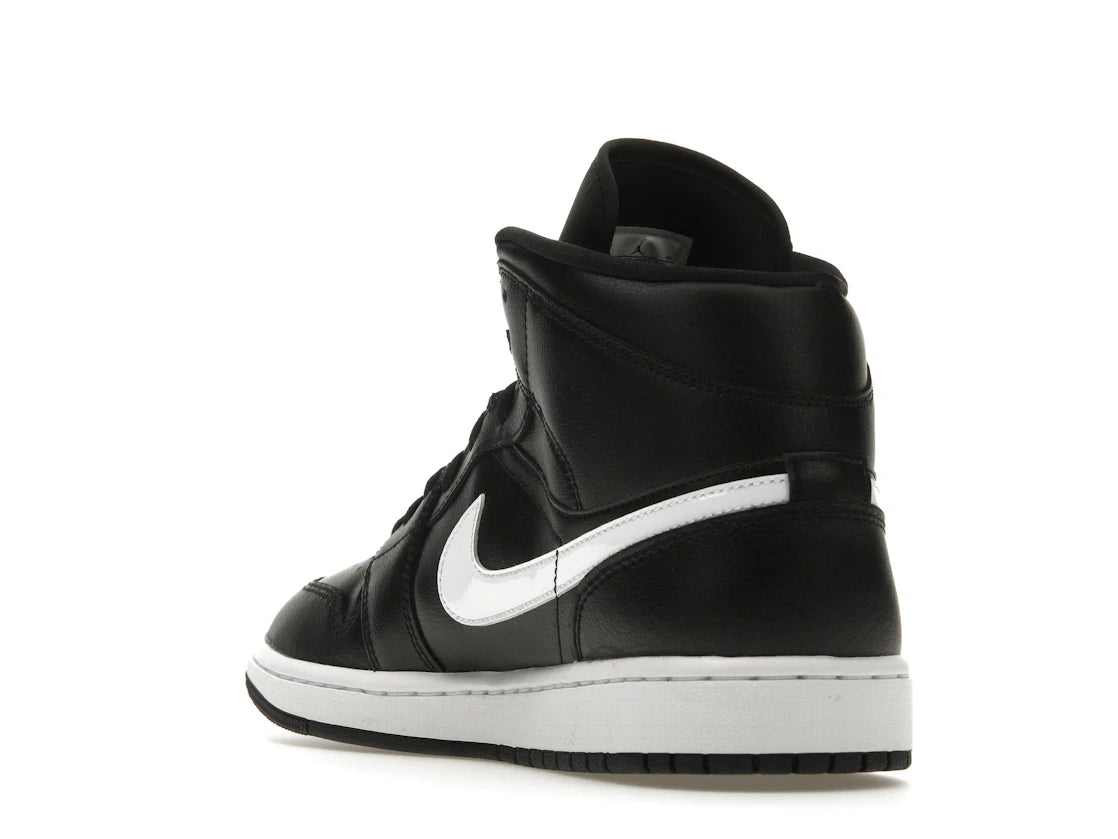 Jordan 1 Mid Schwarz Weiß (Damen) - vue secondaire B