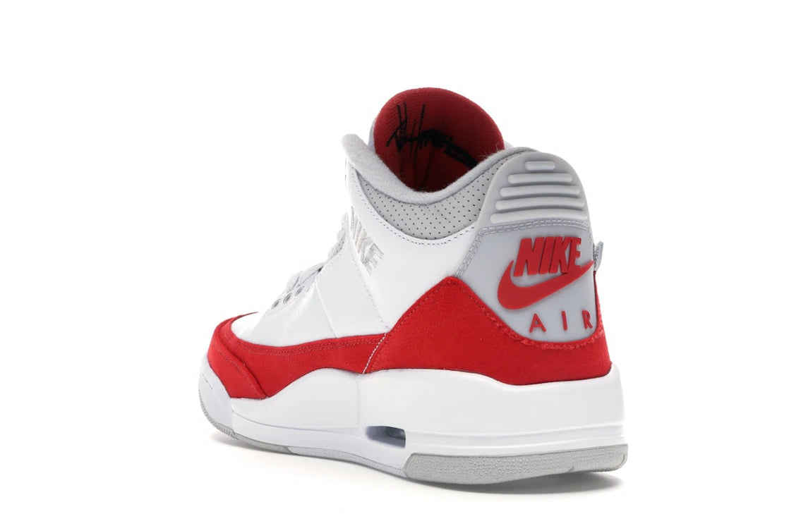 Jordan 3 Retro Tinker White University Red - vue secondaire B