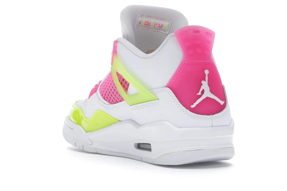 Jordan 4 Retro White Lemon Pink (GS) - vue secondaire B