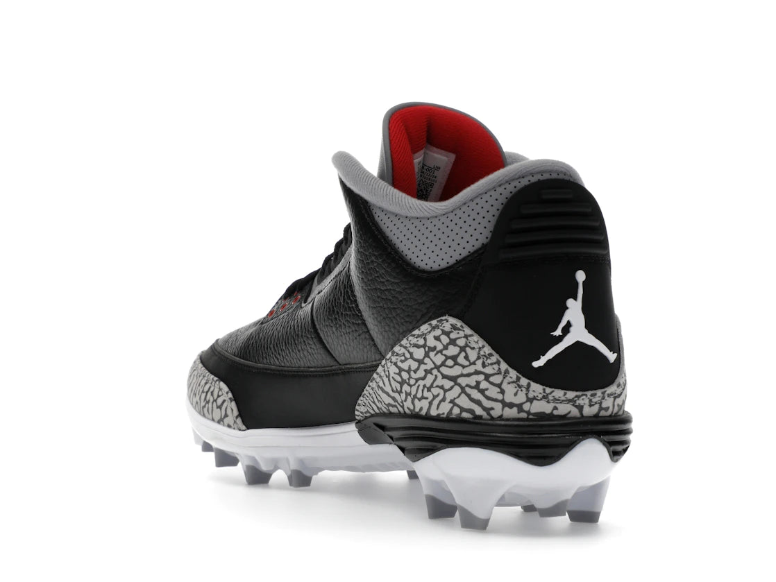 Jordan 3 Mid Retro TD Black Cement - vue secondaire B
