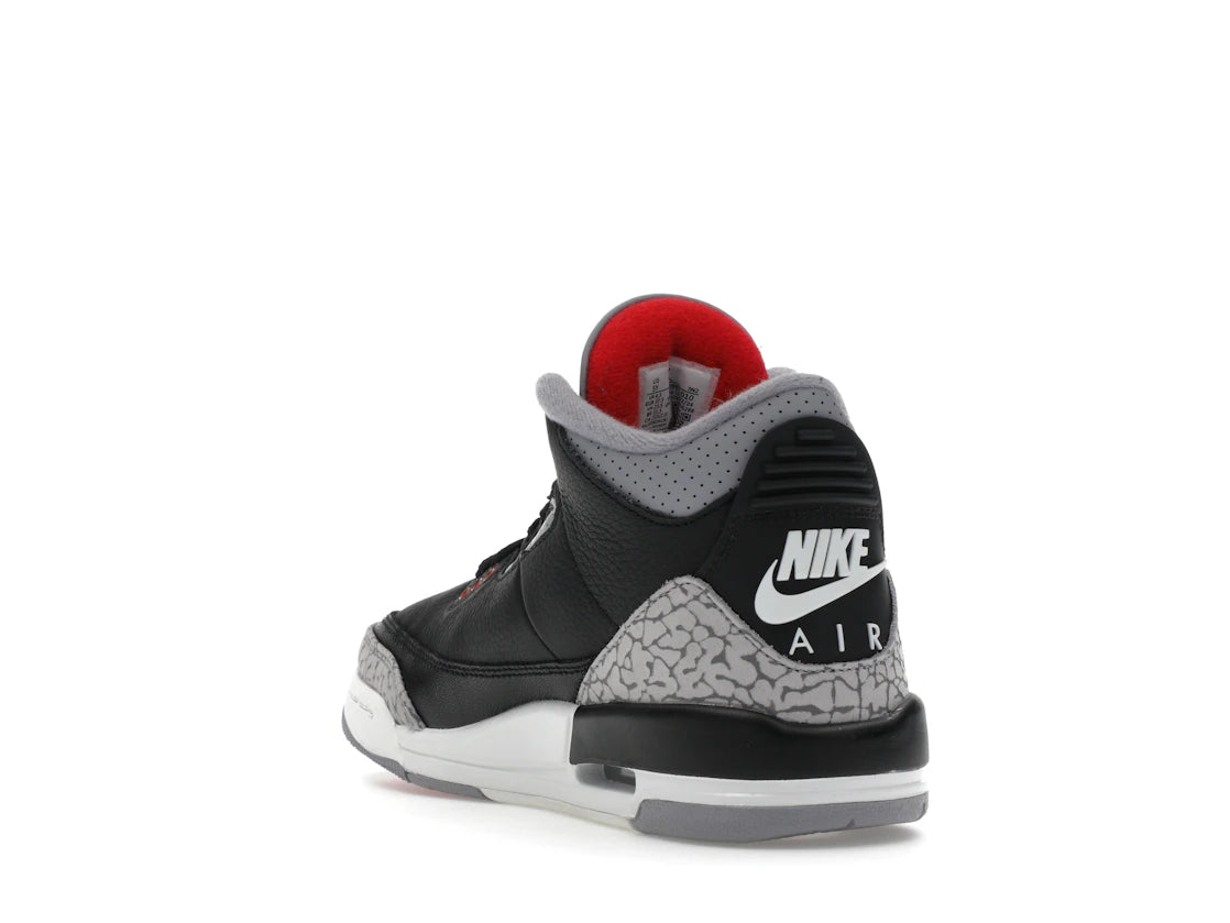 Jordan 3 Retro Black Cement (2024) (GS) - vue secondaire B