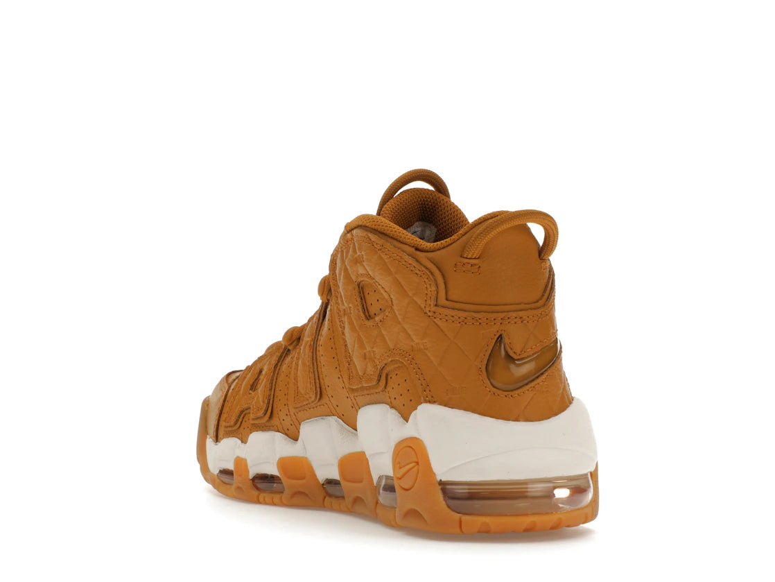 Nike Air More Uptempo Quilted Wheat Gum Light Brown (Women's) - vue secondaire B