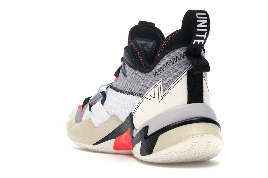 Jordan Why Not Zer0.3 White Bright Crimson Black - vue secondaire B