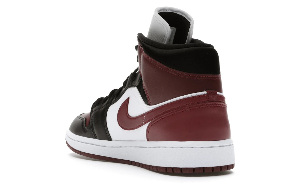Jordan 1 Mid SE Schwarz Dunkelbeete (Damen) - vue secondaire B