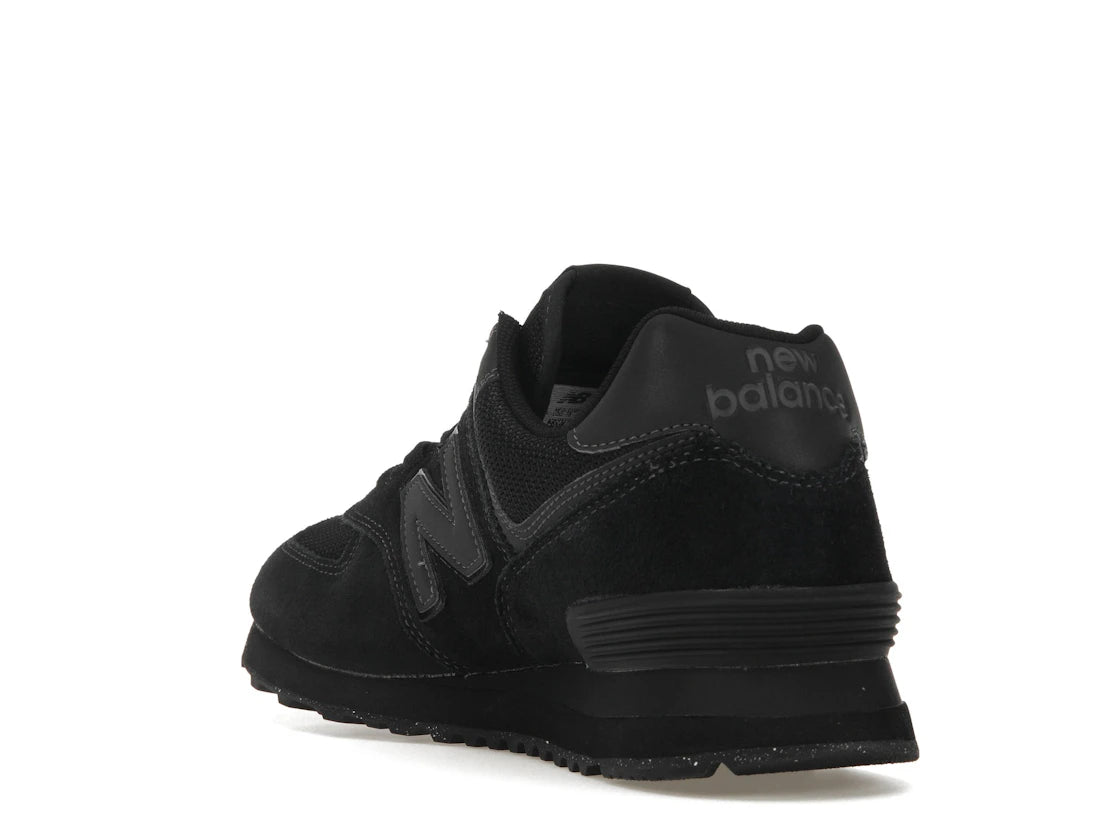 New Balance 574 Triple Black - vue secondaire B