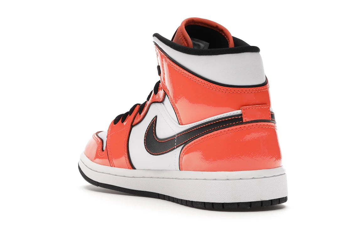 Jordan 1 Mid SE Turf Orange - vue secondaire B