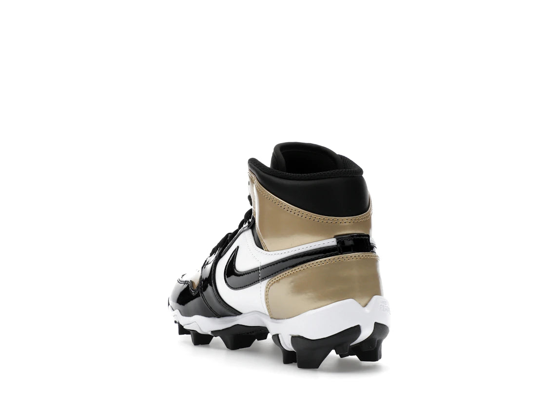 Jordan 1 Mid Cleat Patent Gold Toe (GS) - vue secondaire B