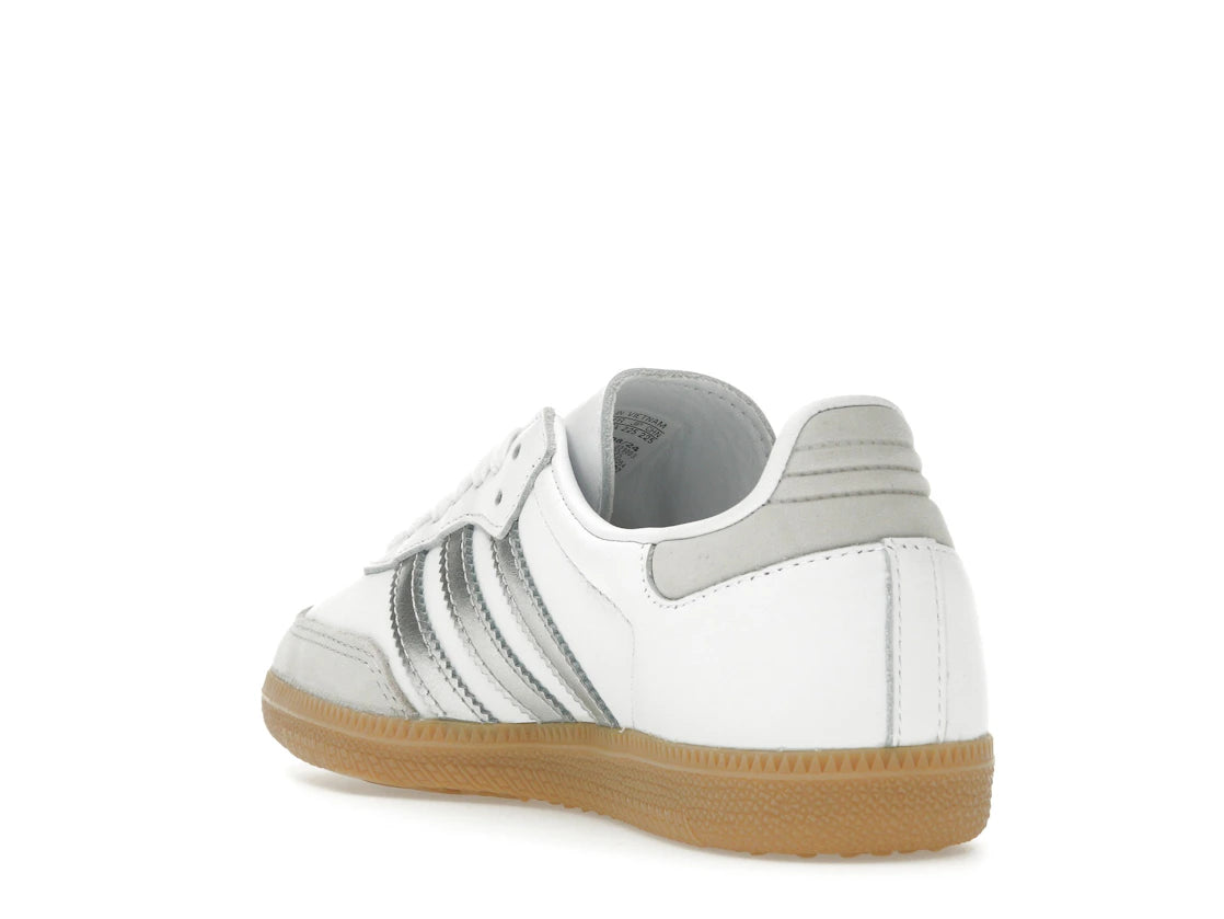 adidas Samba OG White Silver Metallic Grey (Women's) - vue secondaire B