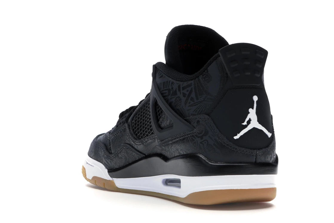 Jordan 4 Retro Laser Black Gum - vue secondaire B