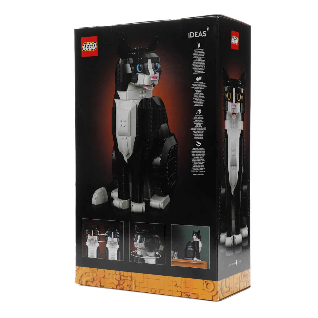 LEGO Ideas Tuxedo Cat Set 21349 - vue secondaire B