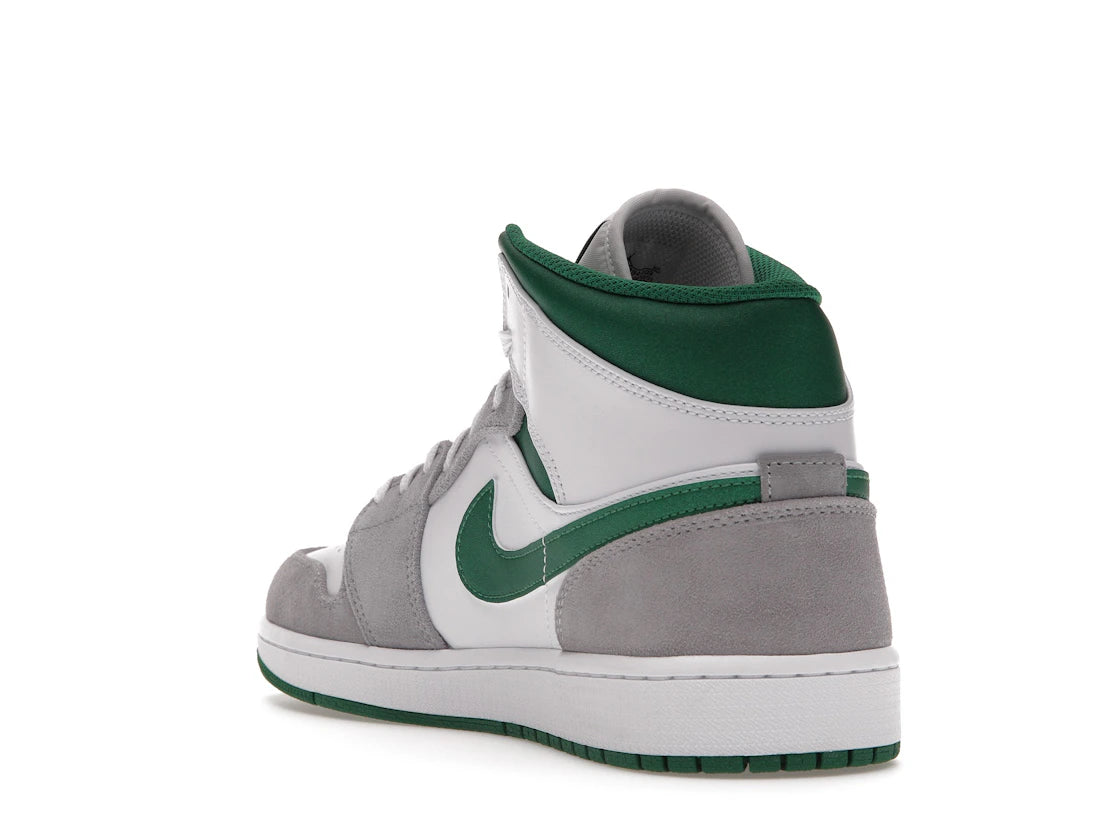 Jordan 1 Mid SE Grau Grün - vue secondaire B