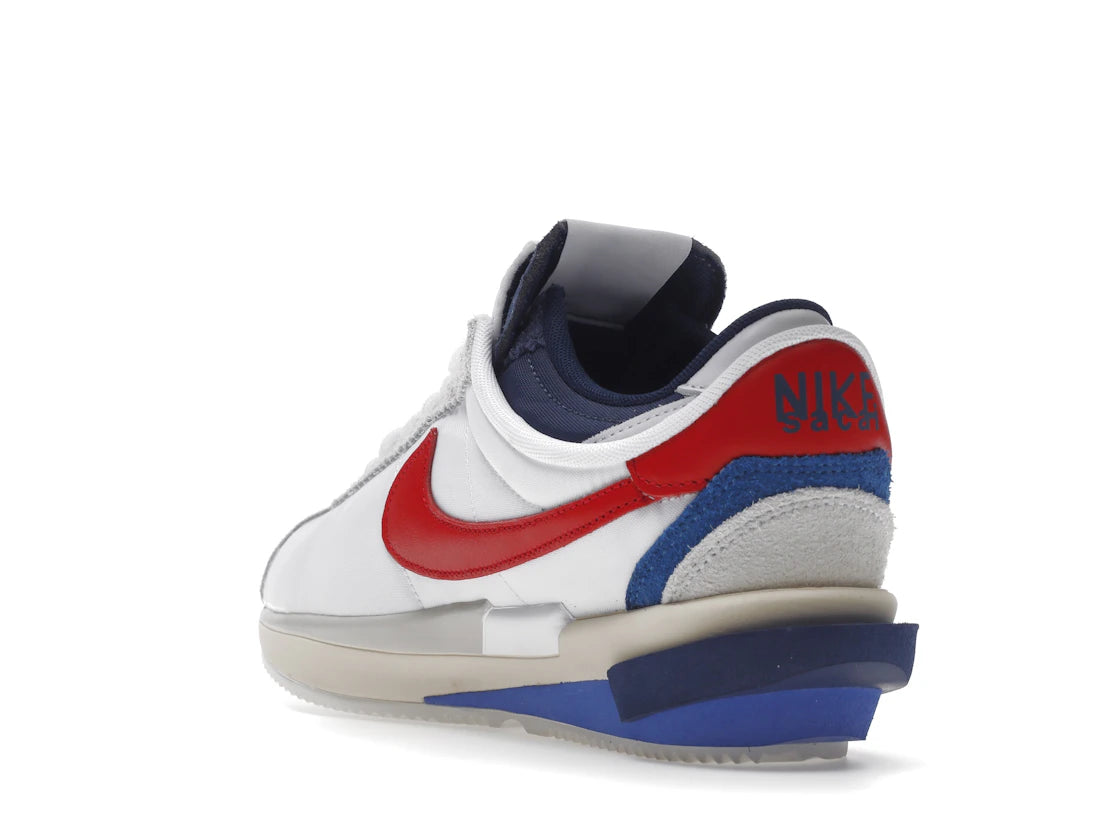 Nike Zoom Cortez SP sacai White University Red Blue - vue secondaire B