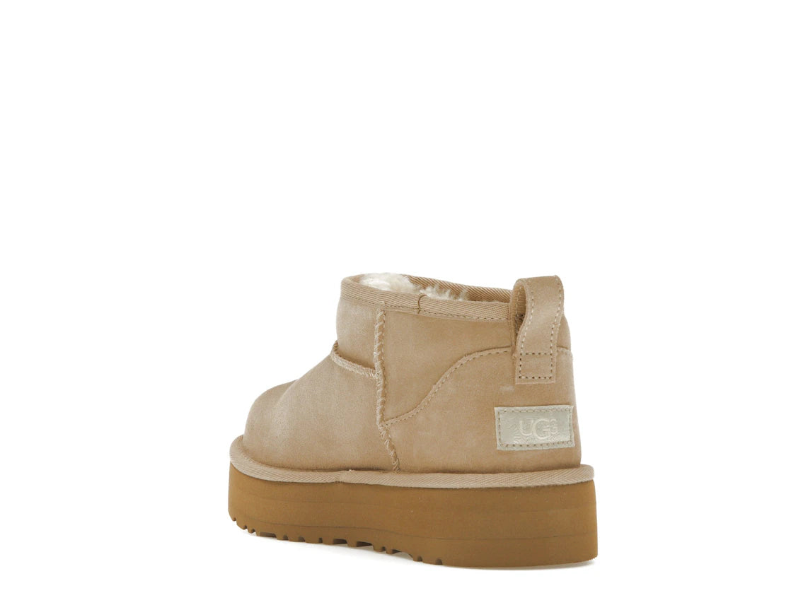 UGG Classic Ultra Mini Platform Boot Sand (Kids) - vue secondaire B