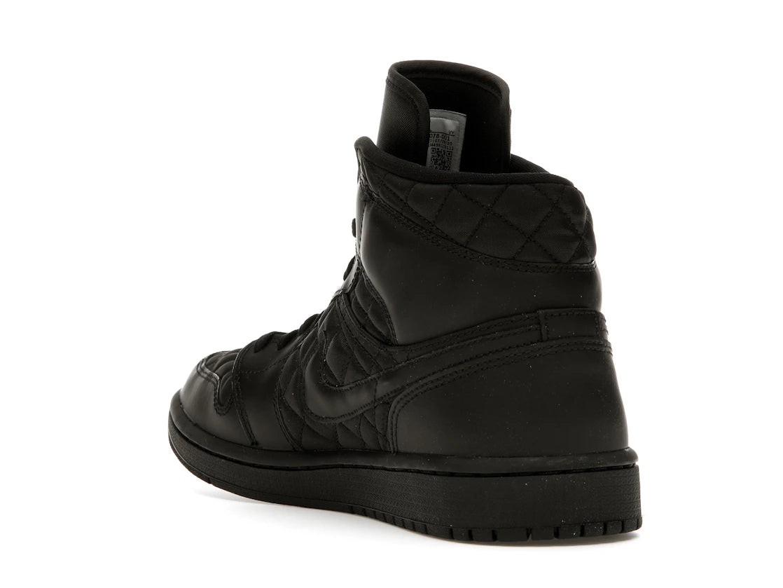 Jordan 1 Mid SE Quilted Black (Women's) - vue secondaire B