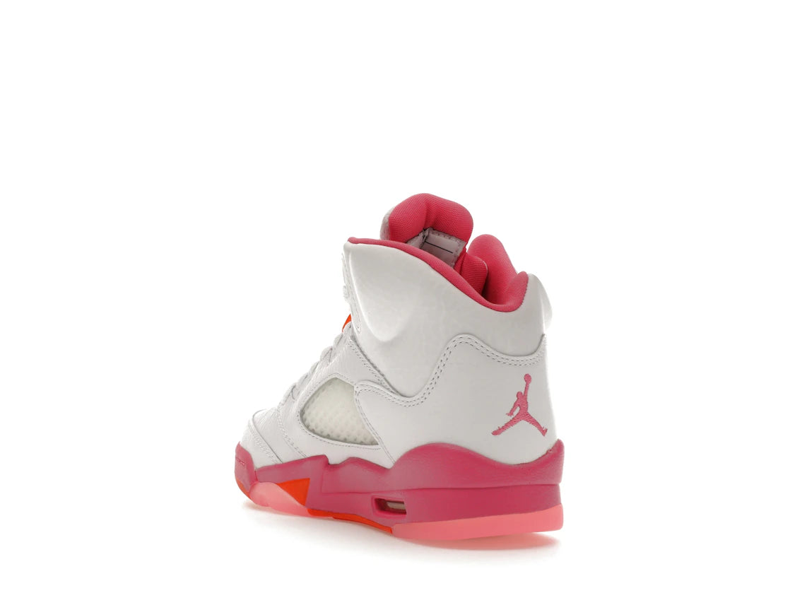 Jordan 5 Retro WNBA Pinksicle Safety Orange (GS) - vue secondaire B