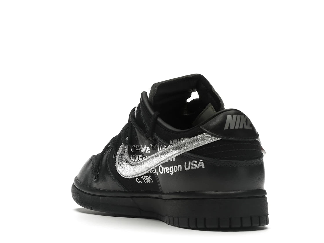 Nike Dunk Low Off-White Lot 50 - vue secondaire B