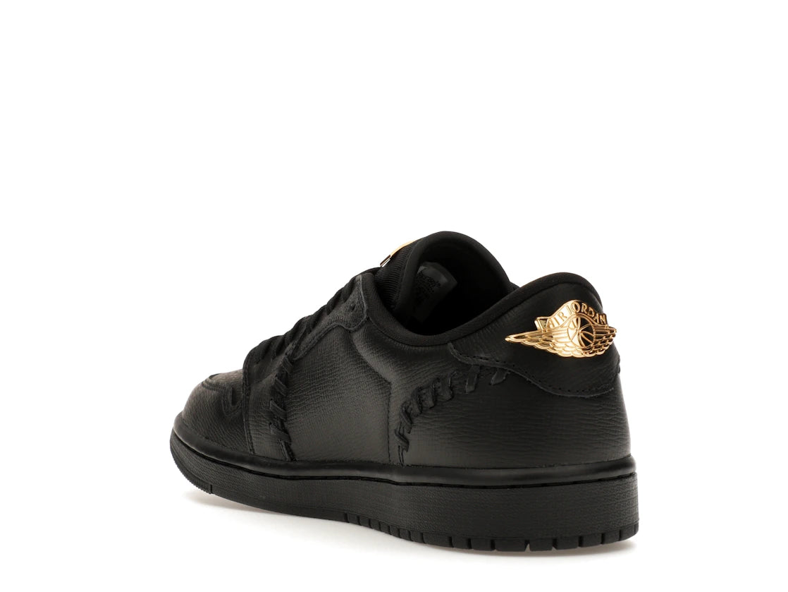 Jordan 1 Low Method of Make Black Metallic Gold (Damen) - vue secondaire B