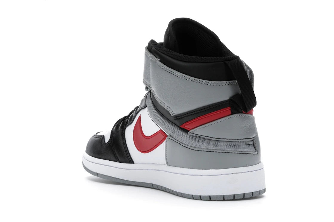 Jordan 1 High FlyEase Black Particle Grey Gym Red - vue secondaire B