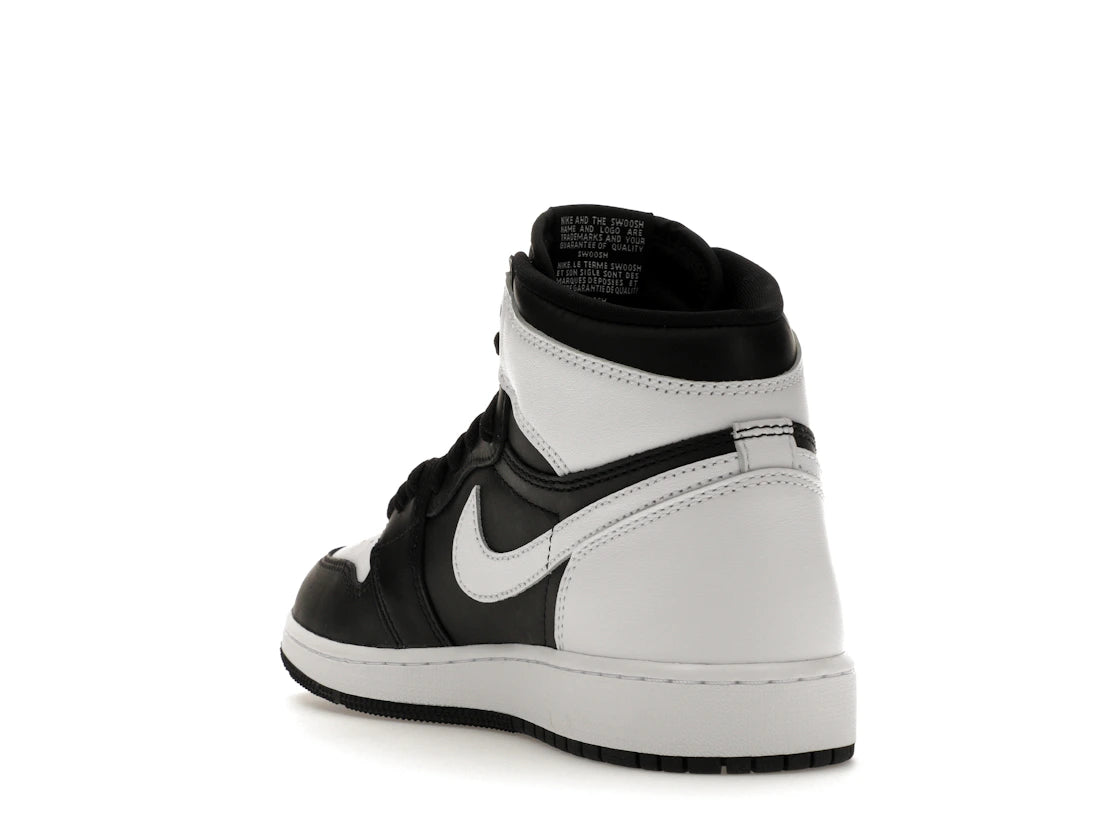Jordan 1 Retro High OG Black White (GS) - vue secondaire B