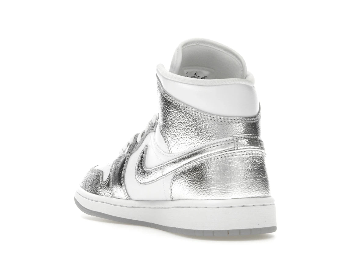 Jordan 1 Mid SE Metallic Silver (Damen) - vue secondaire B
