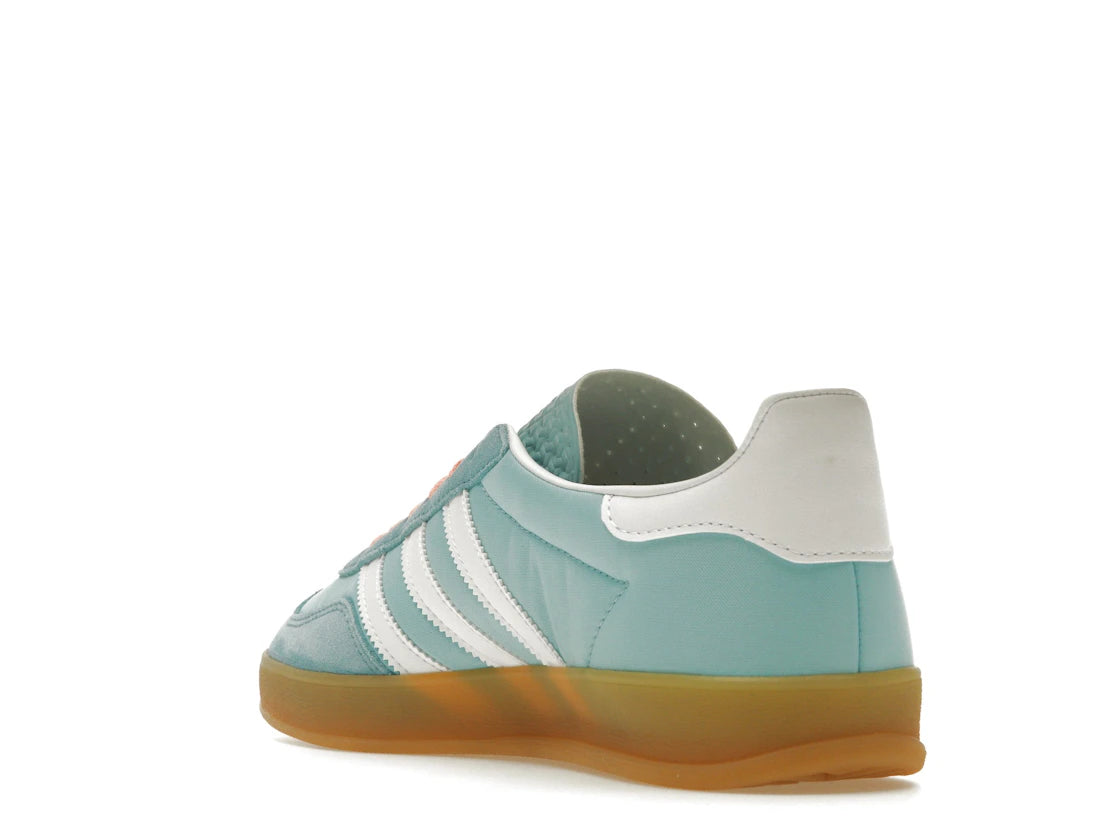adidas Gazelle Indoor, gebraucht, blau-weiß, Gummi - vue secondaire B