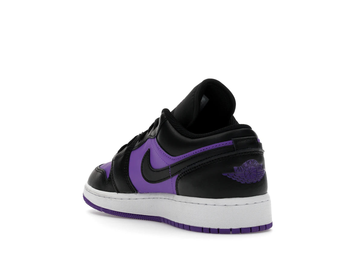 Jordan 1 Low Purple Venom (GS) - vue secondaire B