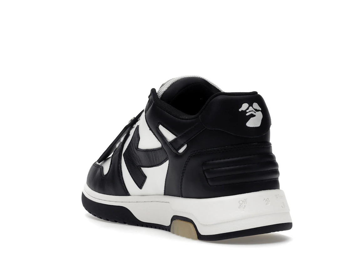 OFF-WHITE Out Of Office OOO Low Tops White Black White - vue secondaire B