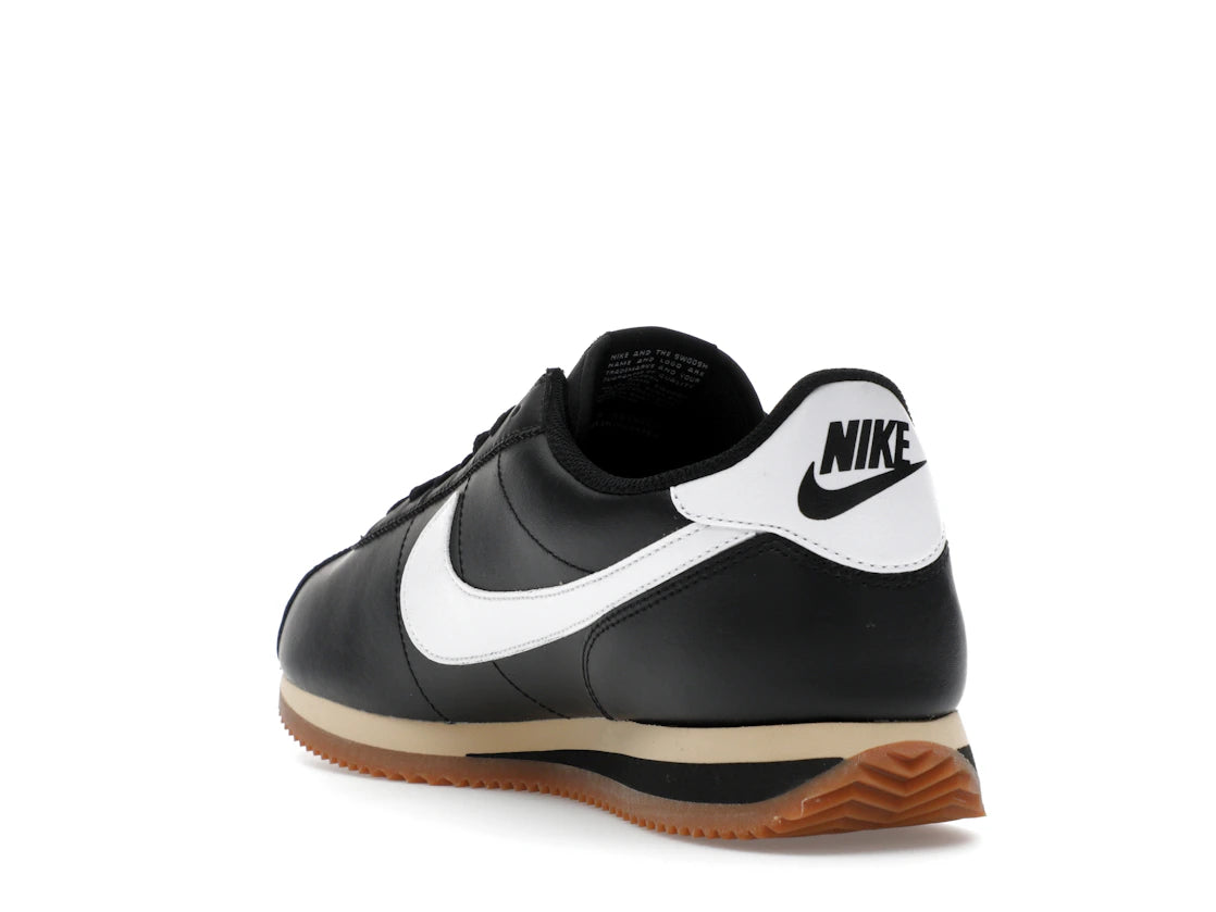 Nike Cortez Black Gum Medium Brown Sesame White - vue secondaire B